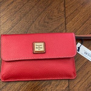 Dooney and Bourke red wristlet